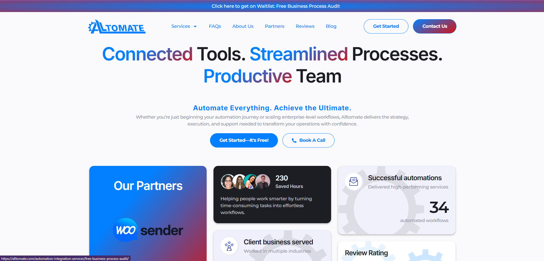 Alltomate website screenshot