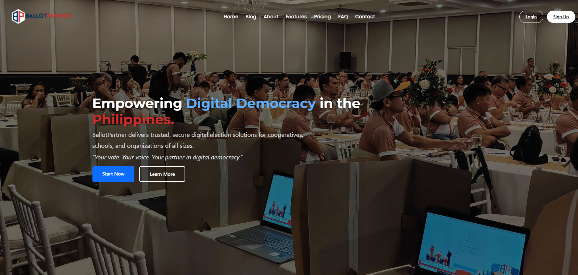 BallotPartner website screenshot