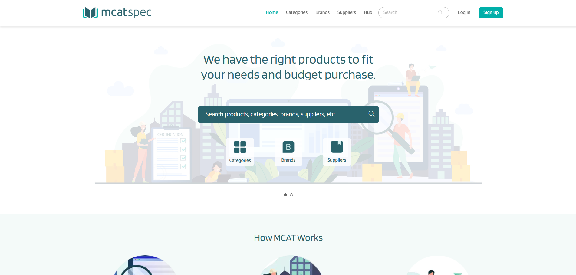 Mcatspec website screenshot