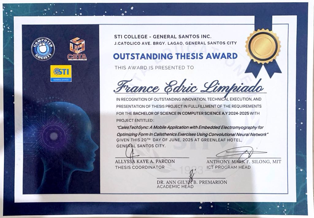 Outstanding Thesis Award