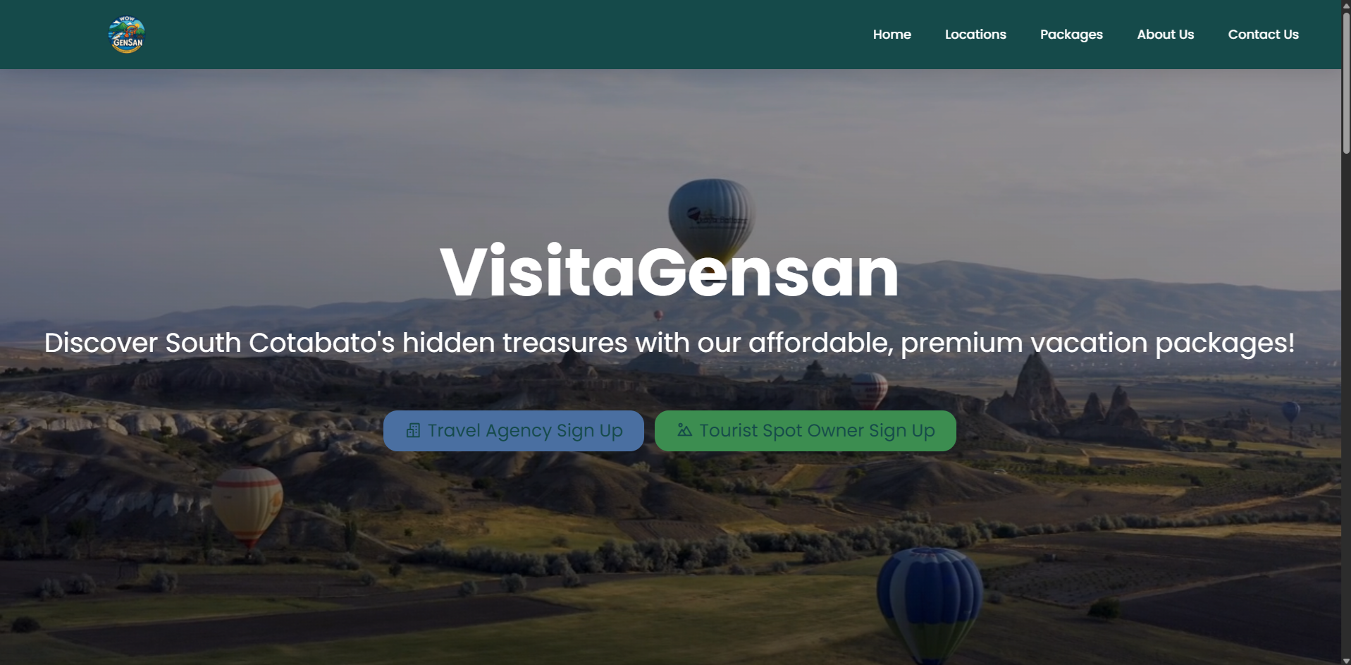 VisitTour Admin screenshot